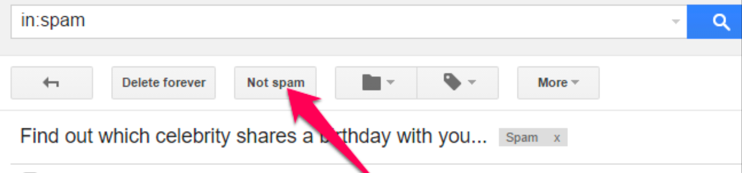 not spam